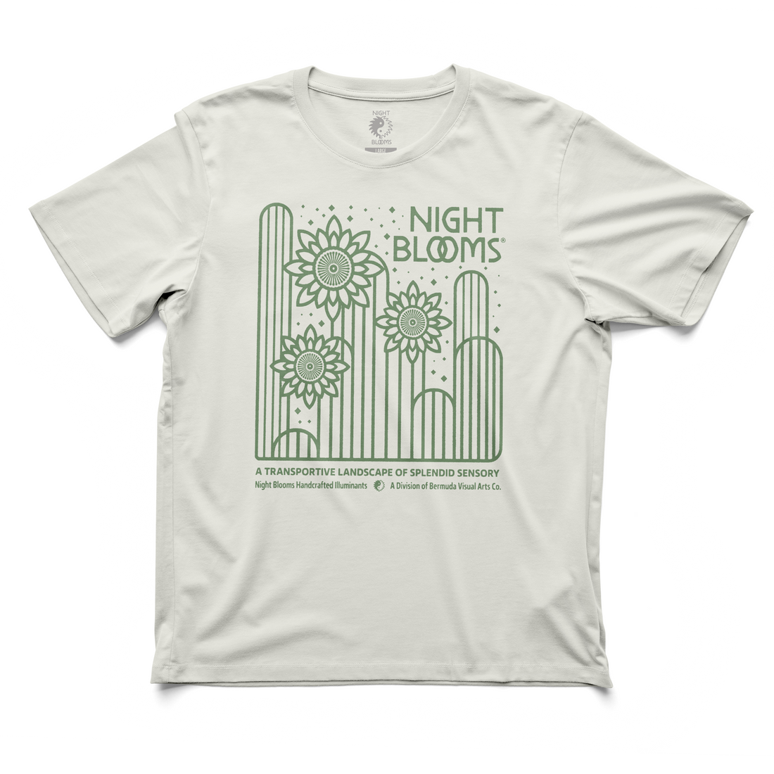 Cactus Mono Tee - Bone